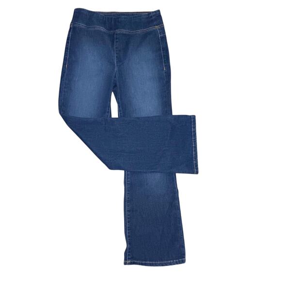 We The Free Lilibet Jeans Blue Stretch Cotton Blend Denim Flared XS - Picture 1 of 11